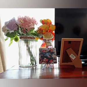 Retrato pequeño de madera personalizado