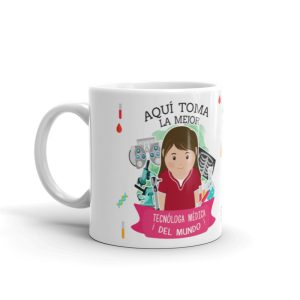 Tazón personalizado diseño tecnóloga médica