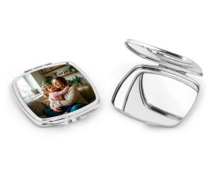 Regalo Día de la Madre: Pack Tazón y Espejo Personalizados con Fotos